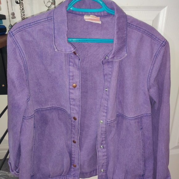 Purple Bianca Nygård Denim Jacket - Picture 2 of 4